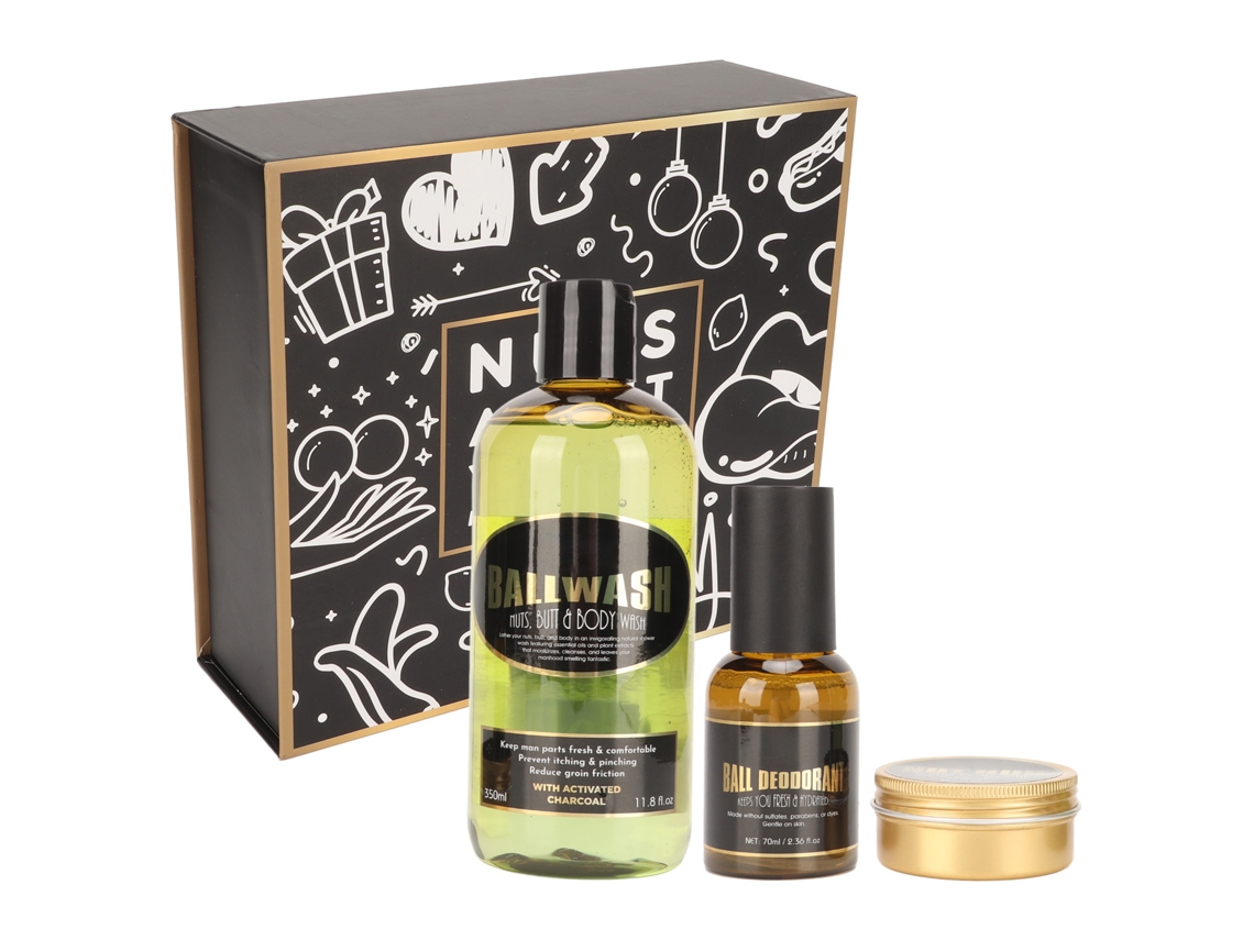 Kit De Cuidado Íntimo Para Hombres Limpiador Con Espuma Densa Fragrancia Duradera Y Ingredientes Seguros