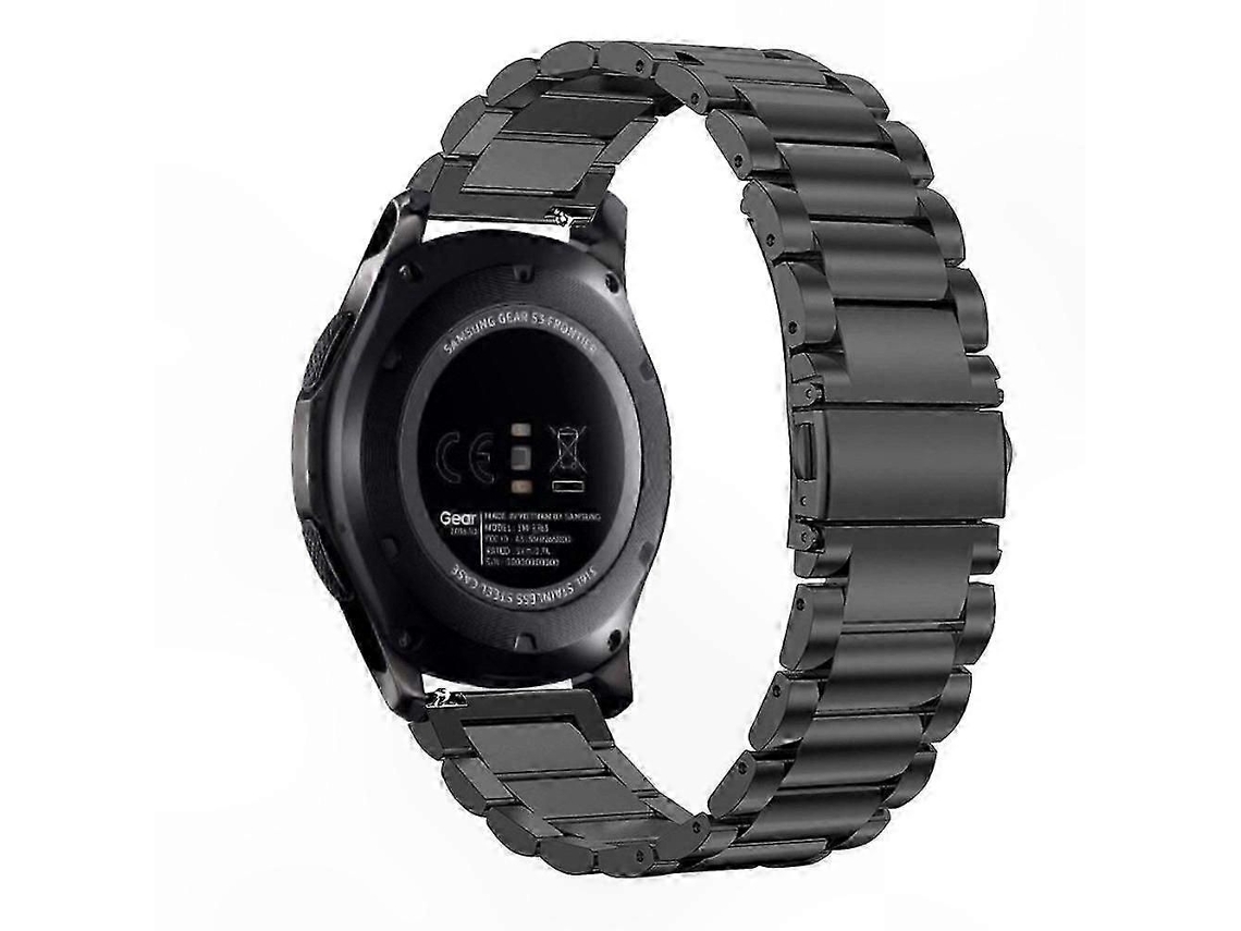 Correa de aleación de titanio de 24 mm con 3 cuentas para relojes inteligentes compatibles. GOKOCO