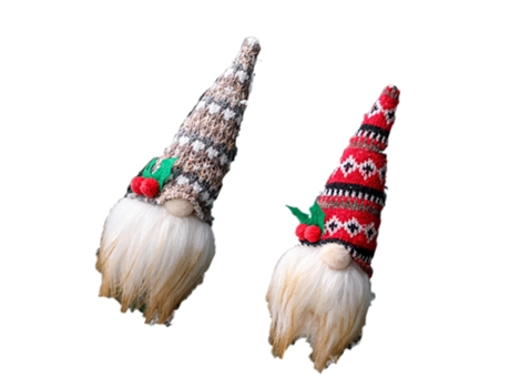 uds. De muñecos sin rostro de gnomo resplandeciente de Navidad, conjunto de decoraciones para árboles de Navidad, muñecos de decoración de gnomo de...
