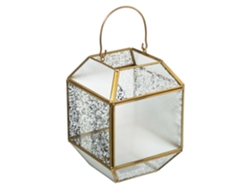 Lámpara de cristal, 14 X 14 X 20 cm