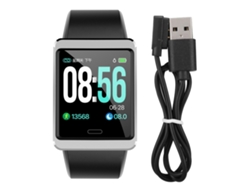 Pulsera Inteligente Deportiva Bluetooth Con Monitor De Frecuencia Cardíaca Y Presión Arterial New Y13 Plata-negra