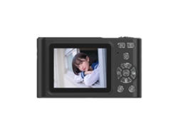 Cámara digital CCD para estudiantes H15 negra + tarjeta de memoria de 16 GB
