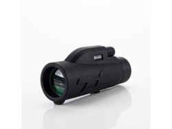 Lente Hd De Alta Potencia 200x80 Con Soporte Para Smartphone Y Trípode - Resistente Al Agua Con Fmc Bak4 Transparente Y Duradero (negro)