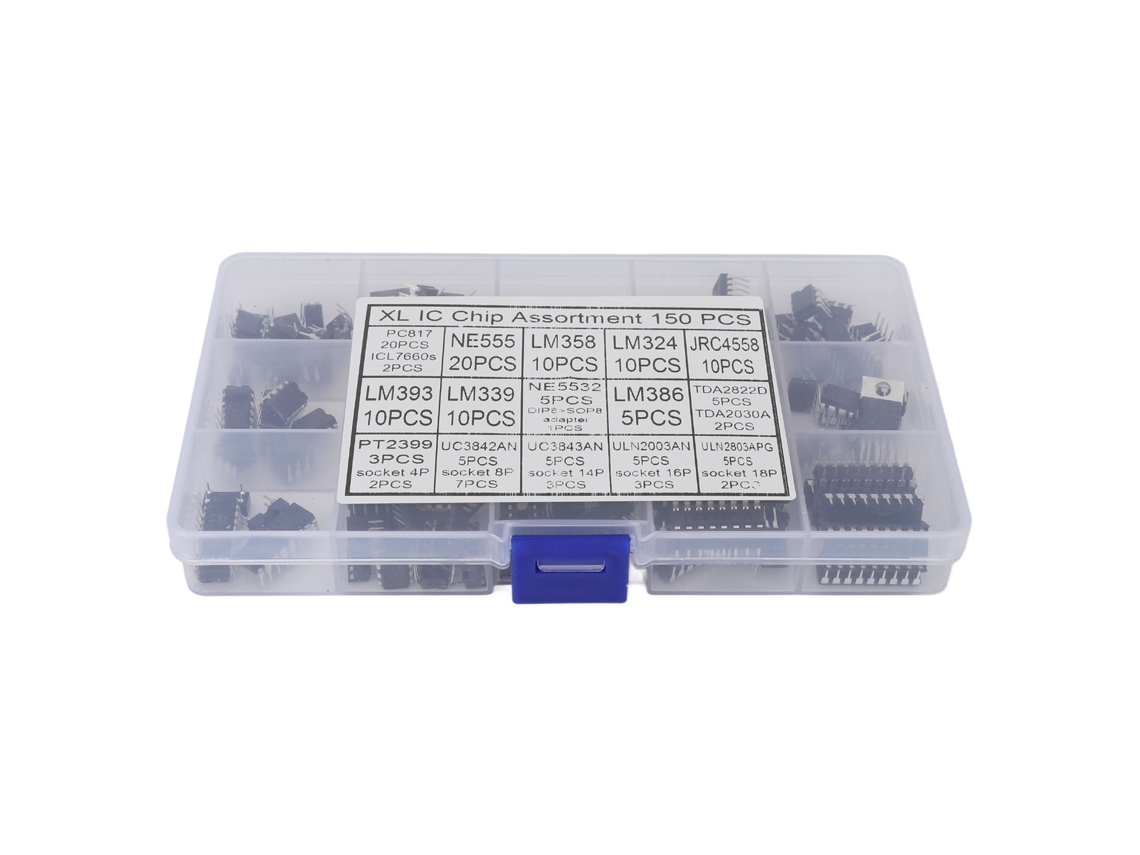Kit De Chips Ic Xl 150 Piezas Opamp Oscilador Amplificador Operativo Fotoeléctrico
