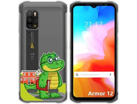 Carcasa Ulefone Armor 12 5G TUMUNDOSMARTPHONE Dibujos Transparente Coco Multicolor
