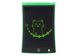 Tableta de escritura digital de 8,5 pulgadas con pantalla LCD para dibujar, tomar notas y negocios. Verde.