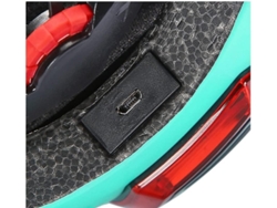 Casco de ciclismo con LED, casco protector con luz recargable por USB, luces traseras Gokoco