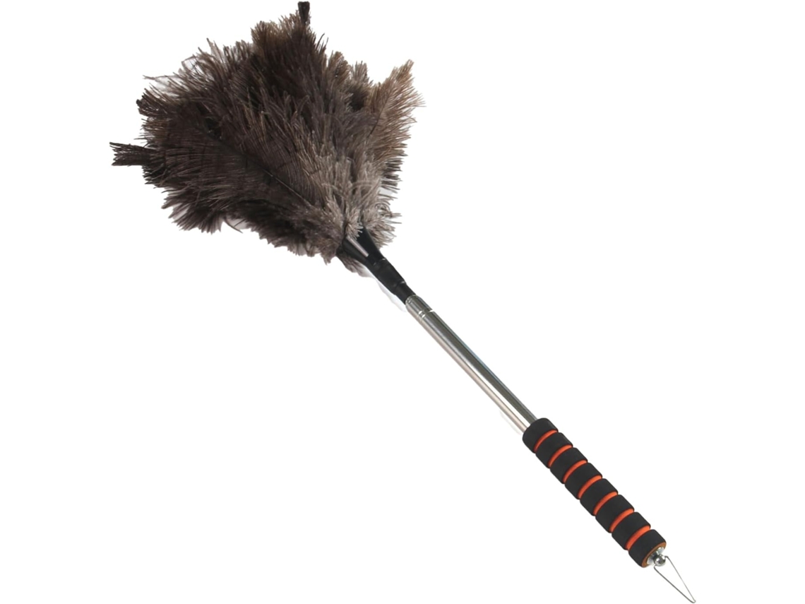 Plumero Extensible, Mopa Suave De 155 Cm, Lavable, Con Plumas Antiestáticas Que Eliminan El Pelo.