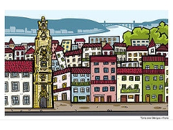 Libro Postal Pop-Up Torre dos Clérigos (Portugués)