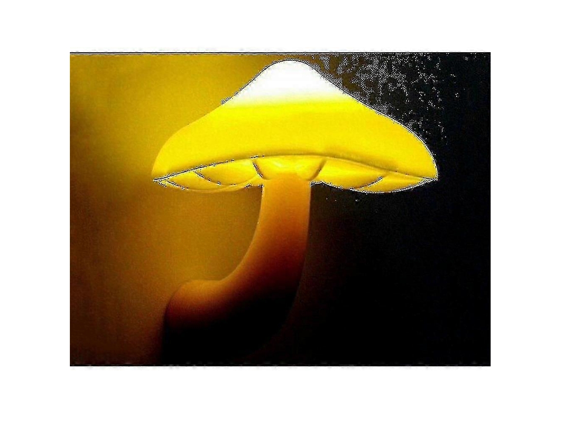 Luz nocturna Rosewell con forma de seta e iluminación ambiental