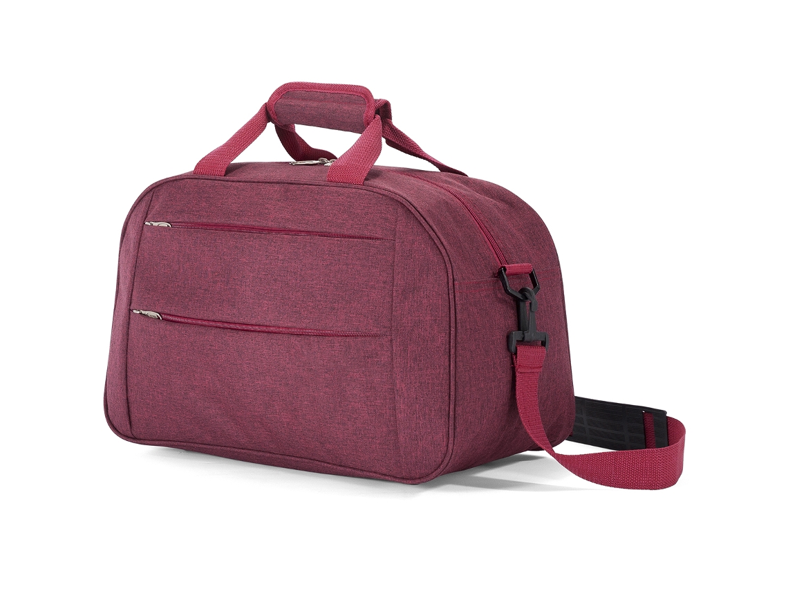 Bolsa De Viaje Benzi Bz5496 20l, Apta Para Ryanair Y Vueling, 40×25×20 Cm, 3 Compartimentos, Correa Ajustable, Poliéster Ligero, Rojo