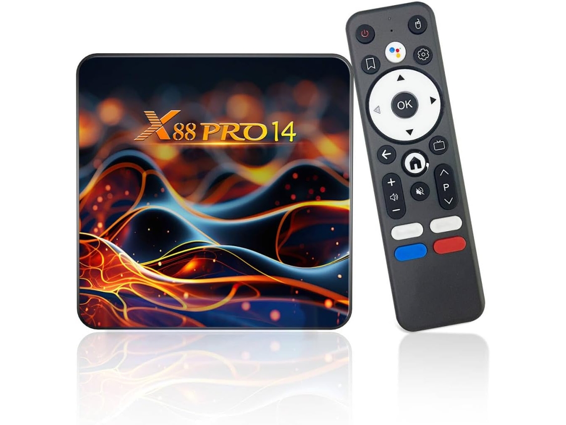 Android Tv Box, Android Box 14.0, 2 Gb De Ram, 16 Gb De Rom, Procesador Rk3518 De Cuatro Núcleos Y 64 Bits Cortex-a53 (negro)