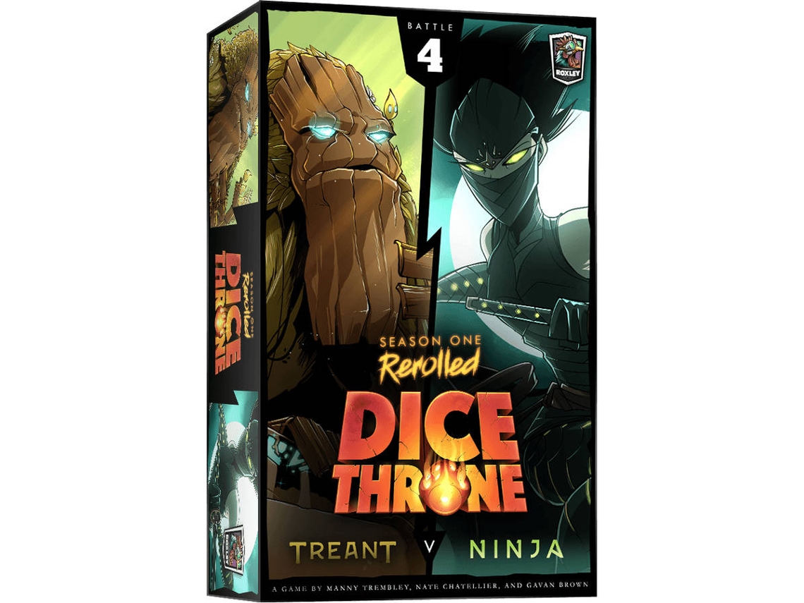 Juego de Mesa ROXLEY GAMES Dice Throne: Season One Rerolled - Treant v Ninja (8 años)
