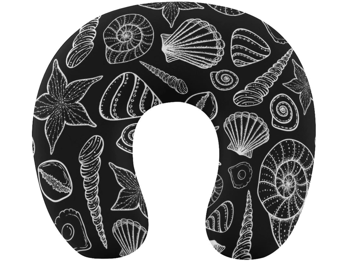 Almohada Forma Conchas Marinas, Espuma Viscoelástica Viscoelástica Fácil Relajación Cómodos