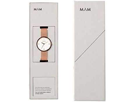 Reloj MAM MAM MAM664 Mujer (Acero Inoxidable - Blanco)