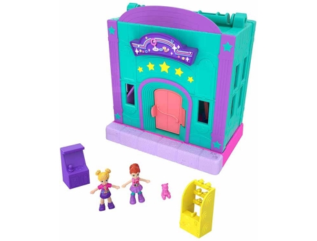 Casa de Muñecas MATTEL Polly Pocket tienda Arcade Pollyville (Edad Mínima: 4)
