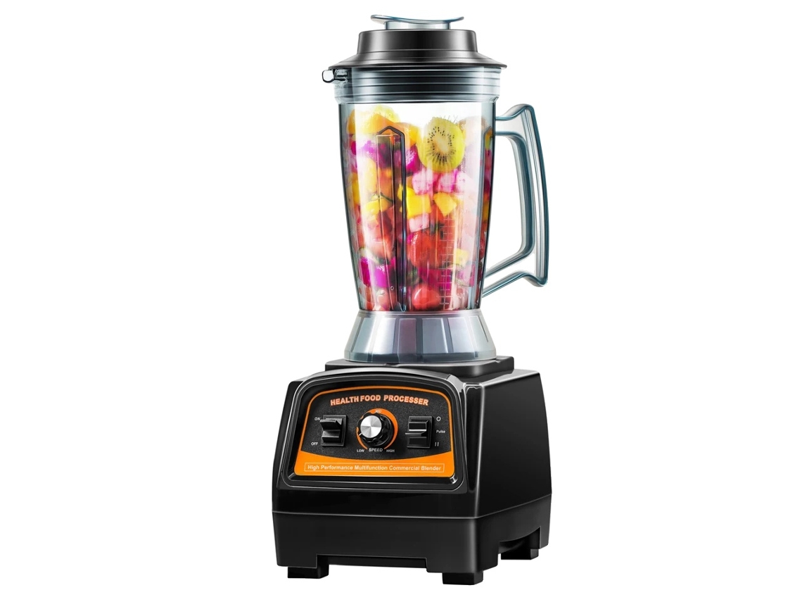 Licuadora comercial profesional, motor de 3,3 HP, 57 000 rpm, color negro, fabricante original de la UE