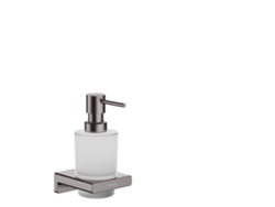 Dispensador de loción AddStoris de HANSGROHE, 41745, Dispensador de loción AddStoris de HANSGROHE, 41745, Color: Negro Cepillado