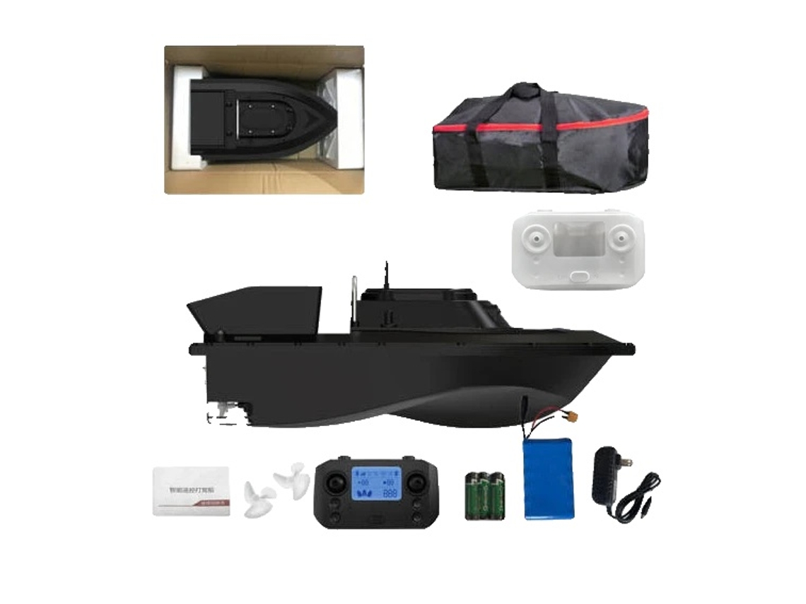 Barco de cebo con control remoto, batería de 18000 mAh, material ABS duradero, GPS con 18000 mAh OEM