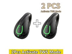 Auriculares Inalámbricos Con Clip (paquete De 2, Color Negro), Auriculares Estéreo Hifi Con Graves Potentes Para Música.