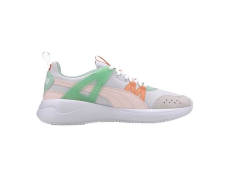 Zapatillas Deportivas PUMA Nuage Run Cage Mujer (Gris, Rosa, Verde -Material Sintético -37,5)
