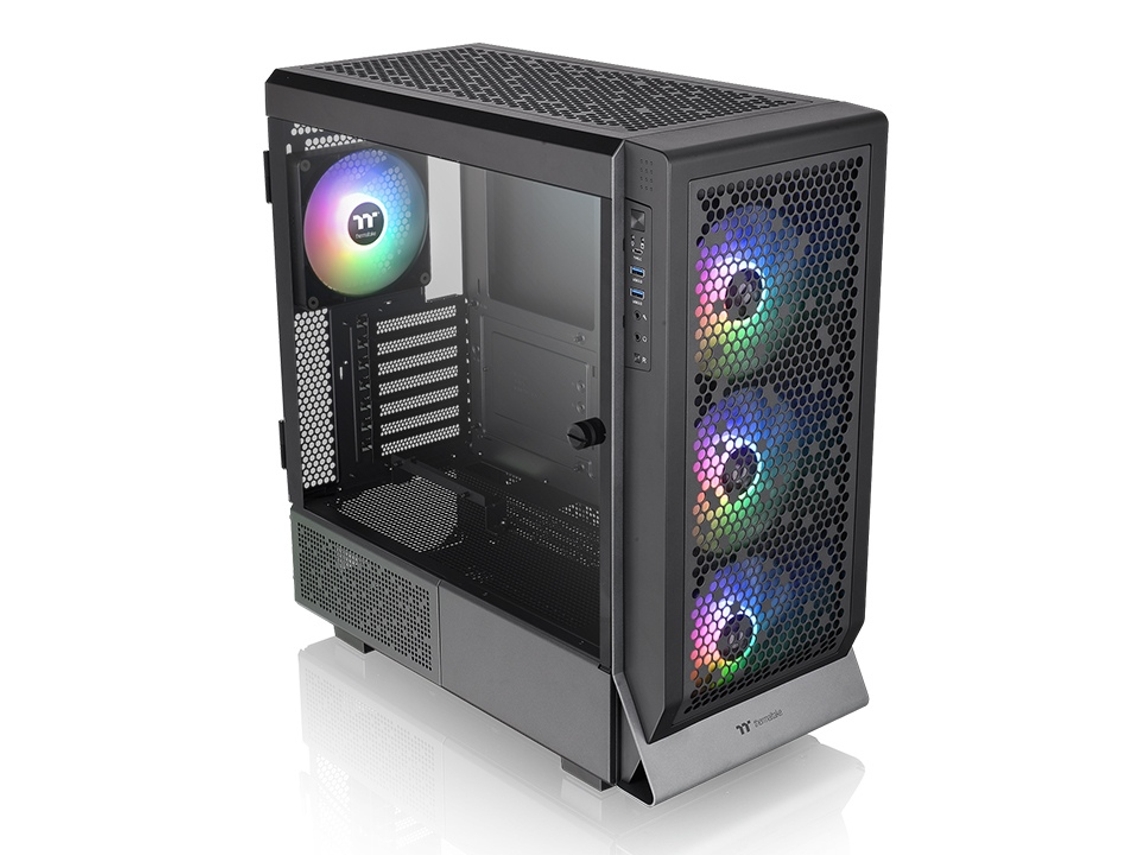 Caja PC TT THERMALTAKE Ceres 500 Tg Argb Midi Tower Negro