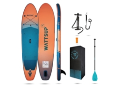Tabla de SUP inflable Wattsup F11 de 11 pies - 325 x 81 x 15 cm - Dropstitch - Incluye remo, correa, bomba y bolsa de transporte