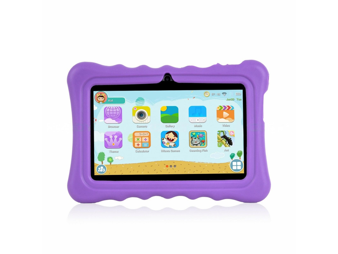 Tablet para niños de 7 pulgadas Software educativo de cuatro núcleos instalado (1 GB de RAM 32 GB de ROM) VEANXIN