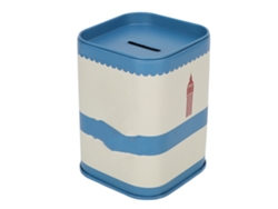 Caja De Desecho De Cuchillas De Acero Con Tapa Desmontable Gran Capacidad Para Peluquerías Azul