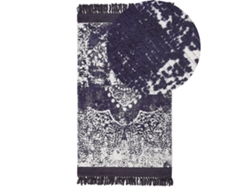 Alfombra de pelo corto BELIANI Akarsu de Viscosa Violeta 80x150