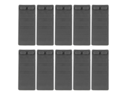 10pcs Topes De Puerta Tpr Antideslizante Apilable Flexible Para Hogar Escuela Oficina Tipo 2