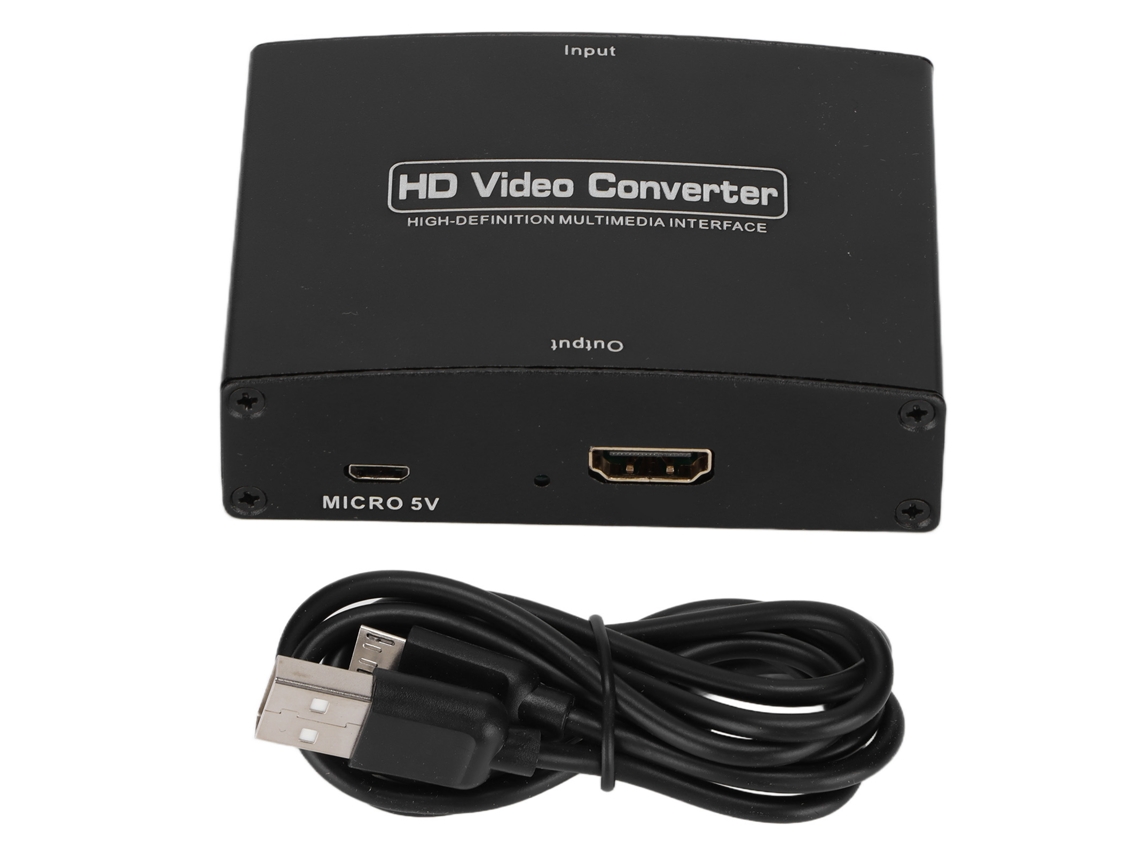 Convertidor Ypbpr A Hd: Interfaz Multimedia Ajustable Y Práctica Para Vídeo Full Hd 1080p.
