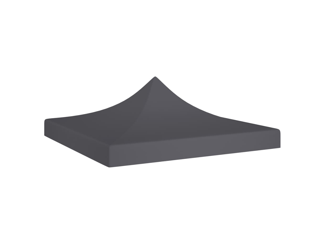 Techo De Carpa Para Celebraciones Gris Antracita 2x2 M 270 G/m²