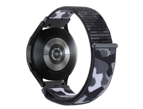 Correa de nailon ajustable para Samsung Galaxy Watch 5 40mm/44mm/Watch 5 Pro 45mm - negro