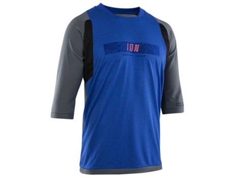 Camiseta de Hombre para Cicling ION Scrub Amp Azul (M)