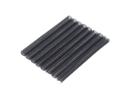 100 unidades de espiral de alambre de doble bucle de 9/16 pulgadas, paso 3:1, 34 dientes, capacidad para 120 hojas A4, color negro.