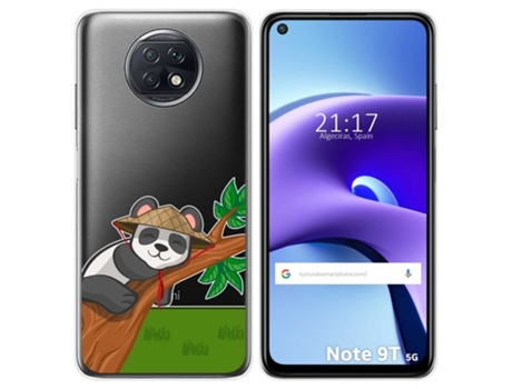 Carcasa Xiaomi Redmi Note 9T 5G TUMUNDOSMARTPHONE Dibujos Transparente Multicolor
