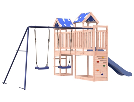 Parque Infantil De Exterior VIDAXL Marrón Madera
