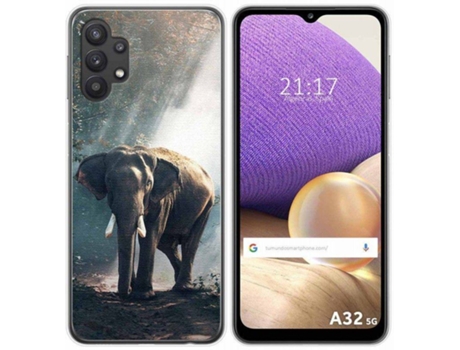 Carcasa Samsung Galaxy A32 5G TUMUNDOSMARTPHONE Elefante Multicolor