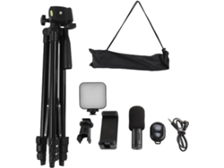 Kit De Grabación De Vídeo Para Smartphone Con Rotación De 360 Grados Y Trípode.
