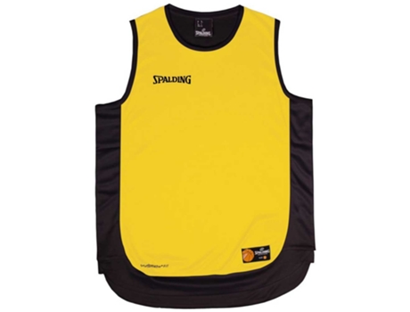 Camiseta sin Mangas de Hombre para Fútbol SPALDING Hustle Amarelo Amarillo (XL)
