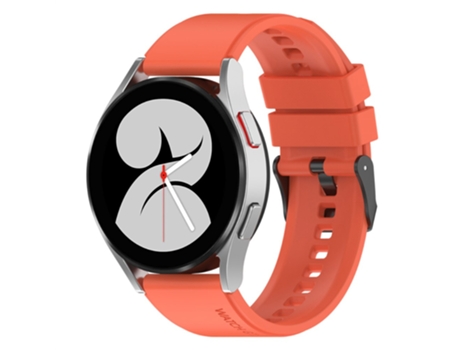 Correa de Silicona 20mm transpirable para Samsung Galaxy Watch 5 40mm/44mm/Watch 5 Pro 45mm - anaranjado