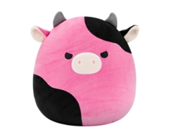 Peluche de vaca Pollyanna de Jazwares, 30 cm, ultra suave, oficial de Squishmallows