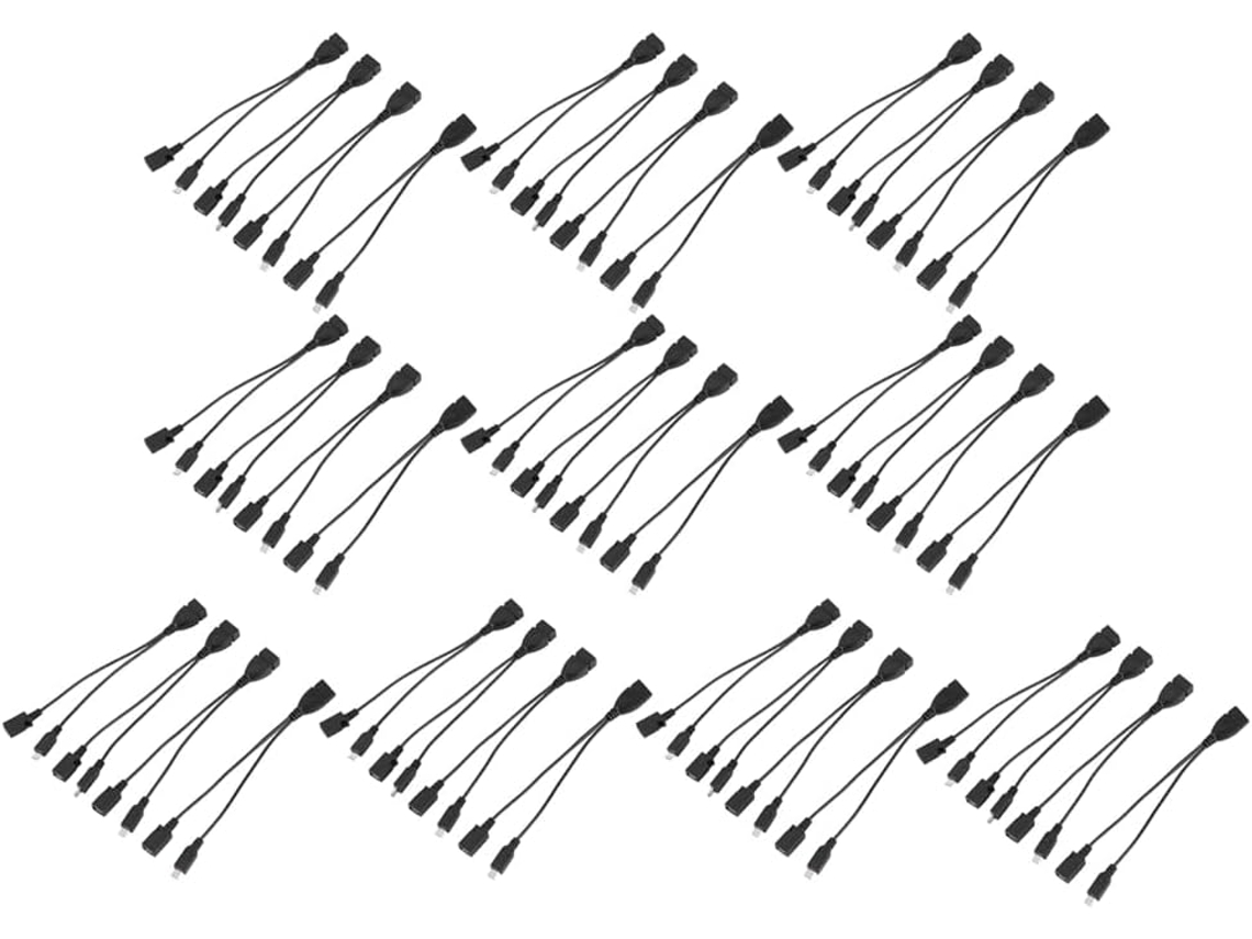 Paquete de 40 cables adaptadores Mini OTG, adaptadores Micro USB a USB SFUSHOS