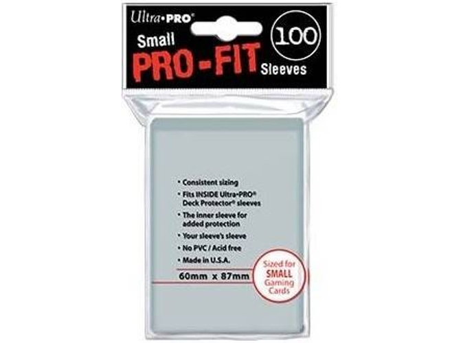 Fundas Reutilizables ULTRA PRO Pro-Fit Small (Transparente)
