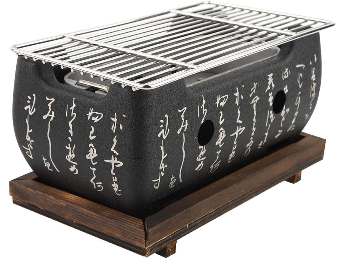 Barbacoa Japonesa, 9,4 * 6,1 * 4,5 Pulgadas, Portátil, Estufa De Carbón, Horno Rectangular