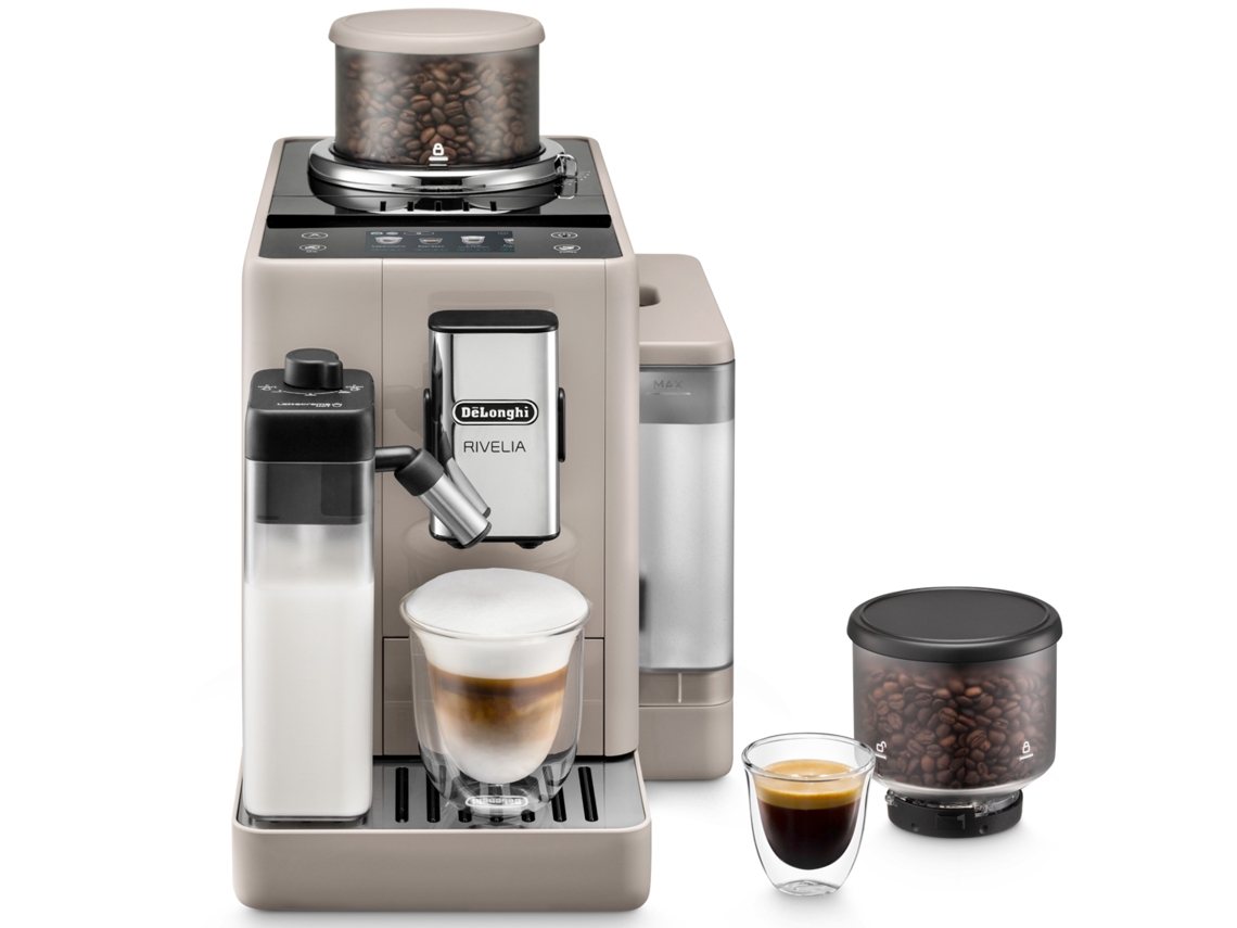 Cafetera Automático DELONGHI Rivelia EXAM440.55.BG (19 bar - 13 Niveles de  Molienda)