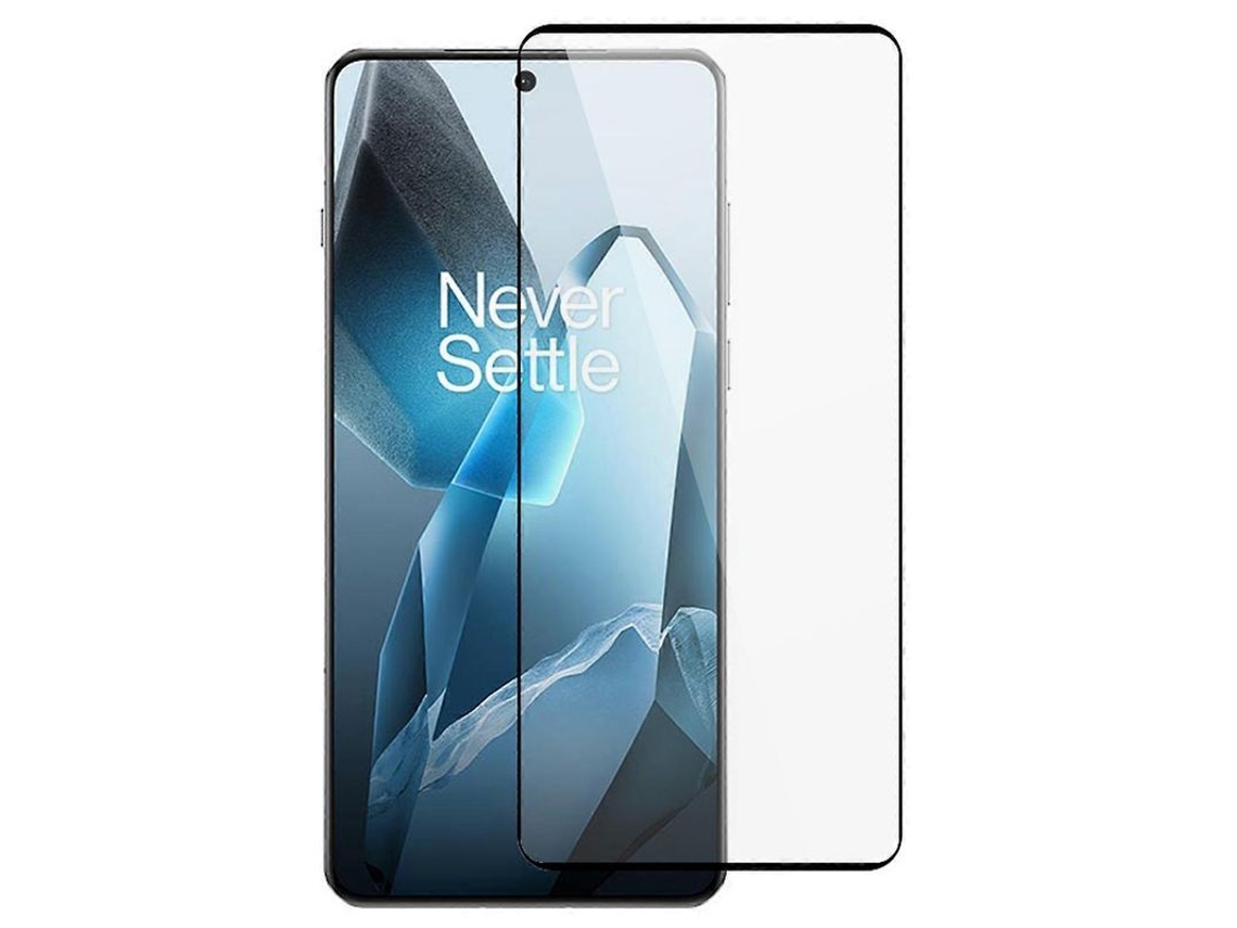 Protector De Pantalla De Vidrio Templado Para Oneplus 13 Con Adhesivo Lateral, Serigrafía Y Soporte Para Desbloqueo Por Huella Dactilar.