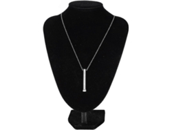 Collar de respiración consciente, acero reducido, reduce el estrés, collar portátil con silbato para la ansiedad para mujeres y hombres.