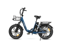 Bicicleta eléctrica Samebike C05 Pro con neumáticos anchos de 20" y cuadro abierto para mujer, motor de 500 W, batería de 36 VE y 13 Ah
